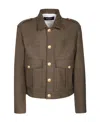 Dsquared2 Wool-blend Livery Jacket In Brown