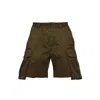 Dsquared2 Military Green Urban 64 Tag Cotton Bermuda Shorts