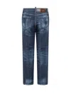 Dsquared2 Mini Boston Jeans In Navy Blue