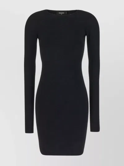 DSQUARED2 MINI DRESS WITH CUT-OUT DETAIL AT BACK