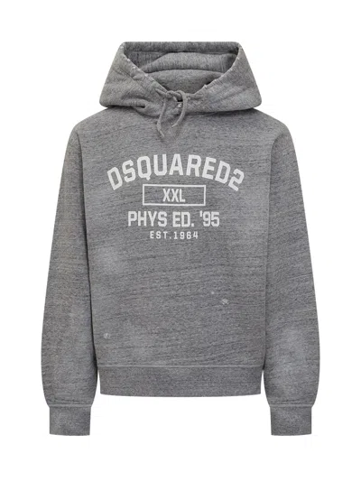 Dsquared2 Mini Hooded Sweatshirt In Gray