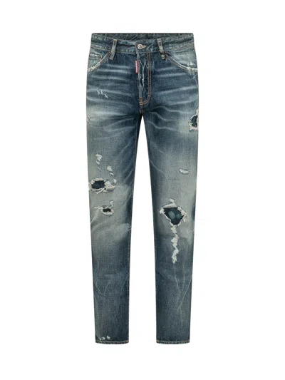 Dsquared2 Mini Jethestanens Jeans In Blue