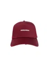 Dsquared2 Mini-logo Baseball Cap In Burgundy