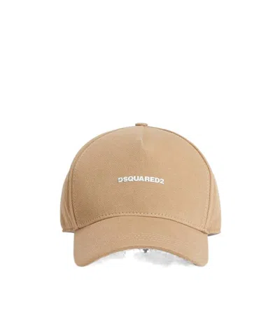 Dsquared2 Mini Logo Baseball Cap In Nude