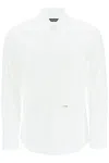 Dsquared2 Logo Printed Buttoned Shirt In White (white)