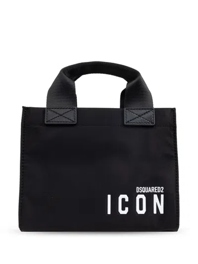 Dsquared2 Mini Shopping Bags In Black