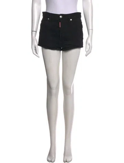 Pre-owned Dsquared2 Mini Shorts In Black