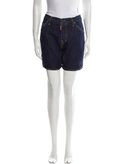 Pre-owned Dsquared2 Mini Shorts In Blue