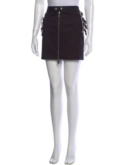 Pre-owned Dsquared2 Mini Skirt In Black