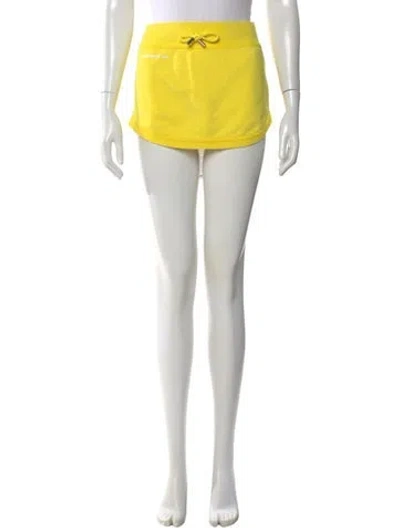 Pre-owned Dsquared2 Mini Skirt W/ Tags In Yellow