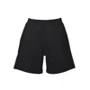 Dsquared2 Minimalist Black Shorts With Elastic Waistband In Black