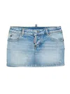 Dsquared2 Pocket Skirt In Blue