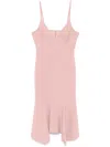 Dsquared2 Mistress Midi Dress In Rosa