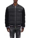 DSQUARED2 DSQUARED2 MIXED PUFFER BOMBER JACKET