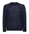 Dsquared2 Mohair Blend Sweater In Blue