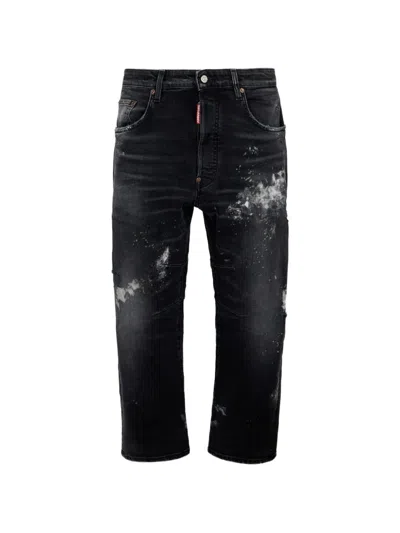 Dsquared2 Moldy Peaches Black Kawaii Jeans In White
