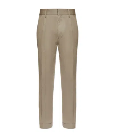 Dsquared2 Monkey Business Military Straight Pants In Nude