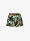 Dsquared2 Monkey Print Bermuda Shorts In Multi
