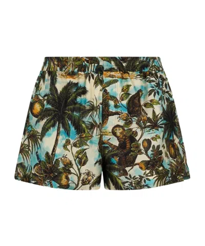 DSQUARED2 DSQUARED2 MONKEY PRINTED PULL ON SHORTS