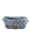 Dsquared2 Dsquared Belt Bag Denim D2 Monogram In Blue