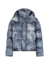 Dsquared2 Blue Polyester Full-length Jacket In Blue