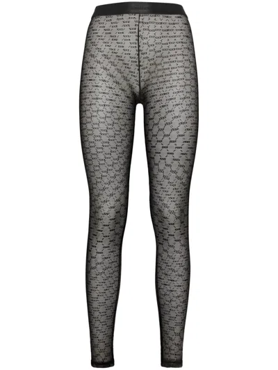 DSQUARED2 MONOGRAM HIGH-WAISTED TIGHTS