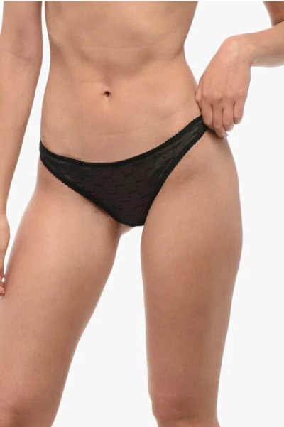 DSQUARED2 MONOGRAM LACE SLIP