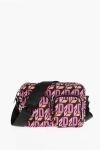 Dsquared2 Monogram Nylon Crossbody Bag With Outer Pockets