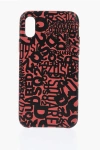 Dsquared2 Monogram Patterned Iphone X Case With Monogram Motif In Black