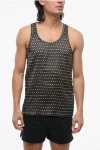 Dsquared2 Monogram Patterned Silk Blend Pijama Top