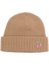 Dsquared2 Monogram-plaque Knitted Beanie In Neutrals