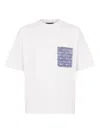 Dsquared2 Dsquared Men T-shirt With Logo Pocket In White
