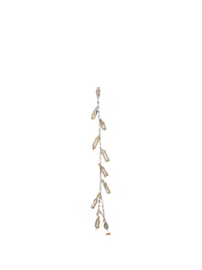 Dsquared2 Monogram-charm Clip-on Earring In Gold