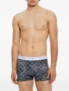 Dsquared2 Monogram-print Logo-waistband Boxers In Blue