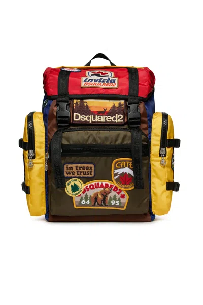 Dsquared2 Monviso Backpack Invicta X  In Yellow