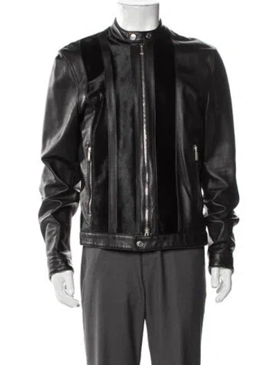 Pre-owned Dsquared2 Moto Jacket In Black