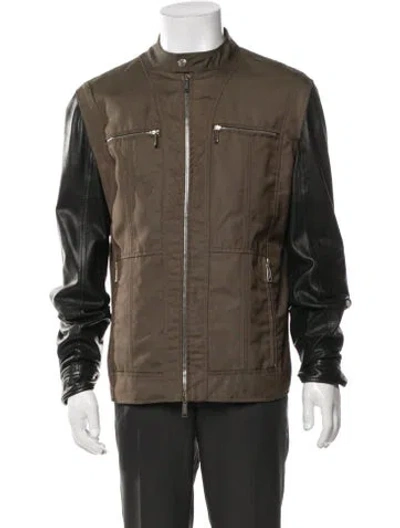 Pre-owned Dsquared2 Moto Jacket In Green