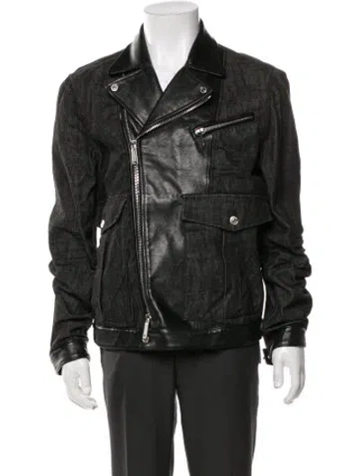 Pre-owned Dsquared2 Moto Jacket In Multicolor