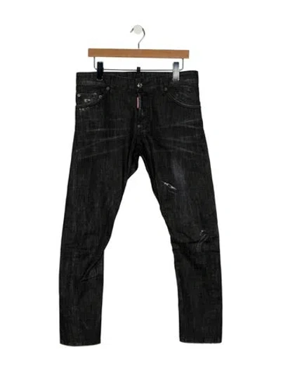 Pre-owned Dsquared2 Moto Jeans In Multi