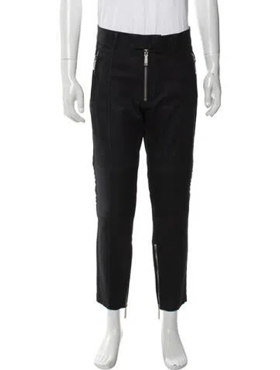 Pre-owned Dsquared2 Moto Pants In Black