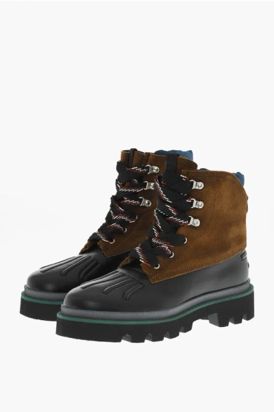 Dsquared2 Mountain Hiking Boots With Leather Details