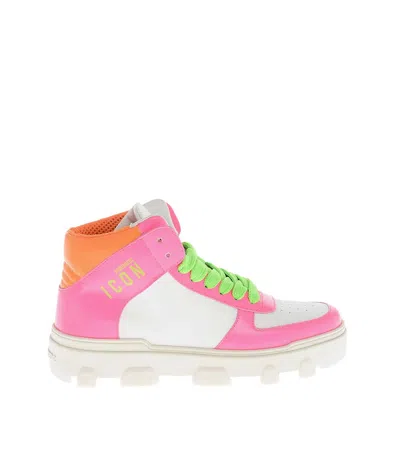 Dsquared2 Multi Color Color-block Sneakers