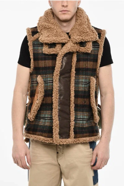 Dsquared2 Multi Fabric Padded Vest