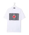 Dsquared2 Multi-logo T-shirt In White