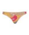 Dsquared2 Multi-pattern Swimming Trunks In Nude