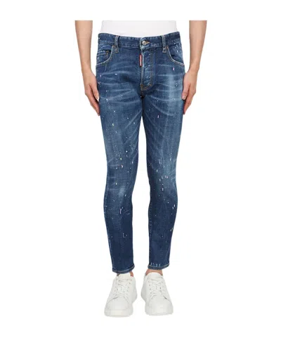 Dsquared2 Multi-pocket Jeans In Blue