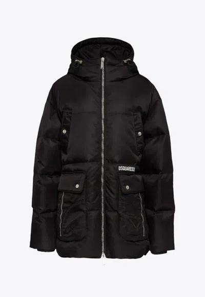 DSQUARED2 MULTI-POCKET PARACHUTE PUFF JACKET