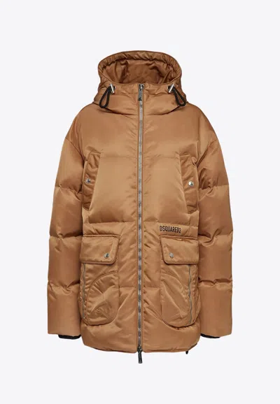 DSQUARED2 MULTI-POCKET PARACHUTE PUFF JACKET