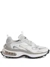 Dsquared2 Bubble White Suede And Mesh Running Sneakers