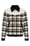 Dsquared2 Dsquared Men Embroidered Flannel Western Bomber Jacket In Multi